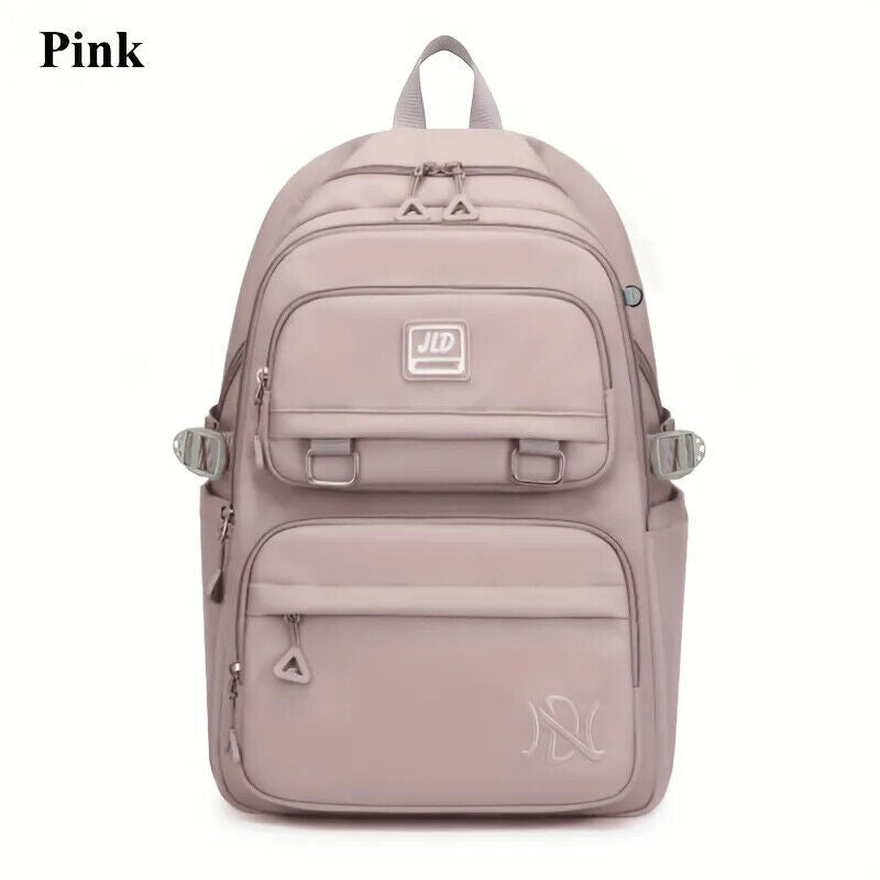 Students Backpack Nylon Double Shoulder Bag Fashion Travel College Bag