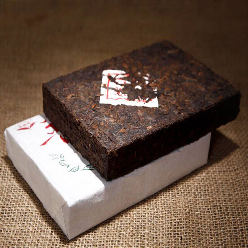 Chinese Yunnan Ripe Puer Tea Brick Antique Natural Organic Tasty Black Tea 250g