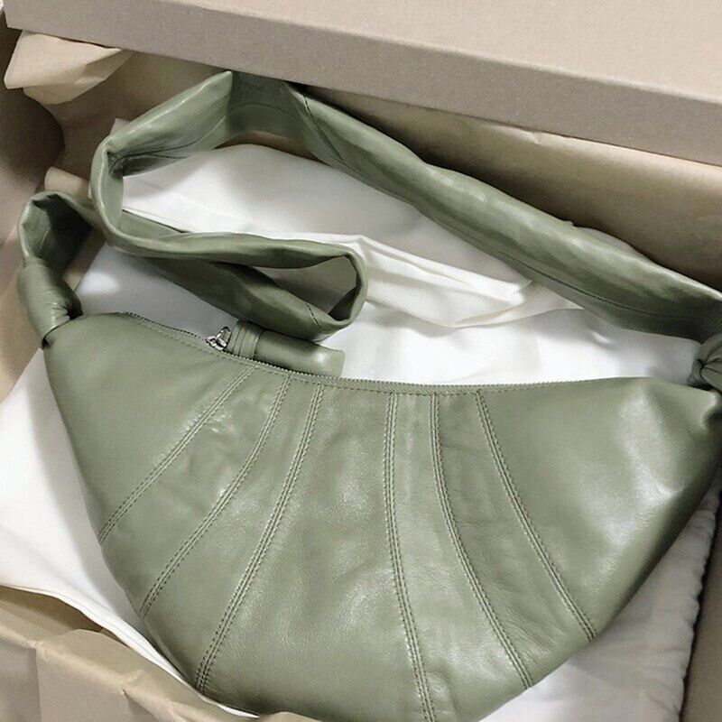 Women's Shoulder Bag Genuine Leather Zipper Handbag Design Bag Crossbody Bags