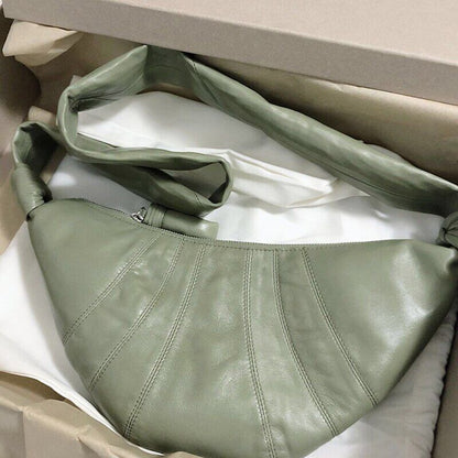 Women's Shoulder Bag Genuine Leather Zipper Handbag Design Bag Crossbody Bags