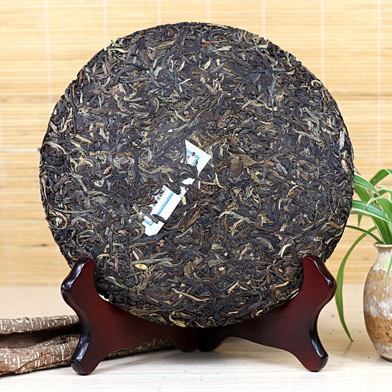 Pu'er Tea Bulang Mountain Puer Tea 357g Milestone Green Cake * BAJIAOTING-