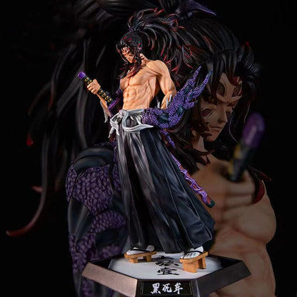 Dämonenjäger Kokushibo Yoriichi Tsugikuni PVC Actionfigur Statue Modell Spielzeug-