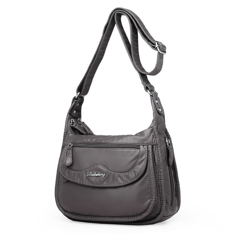Fashion Women Shoulder Bag Synthetic Leather Crossbody Bag Totes Soft Purse 1 PC