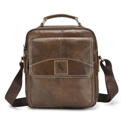 Men Shoulder Bag Crossbody Bag Men Cowhide Messenger Bag Male Business Handbag