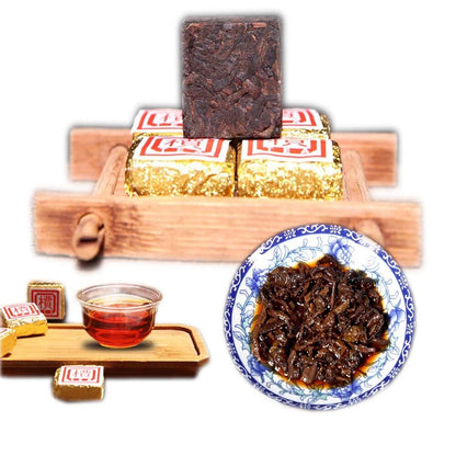 Bulk Ripe 1Pc/Cup Puerh Tea Bohai Square Yunnan 50g-500g Puer Tea Mini Brick Tea-