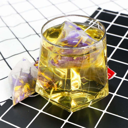 TEARELAE - 30 x 1g pcs Egyptian Lotus Flower Pyramid Tea Bags - Lotus Herbal Tea