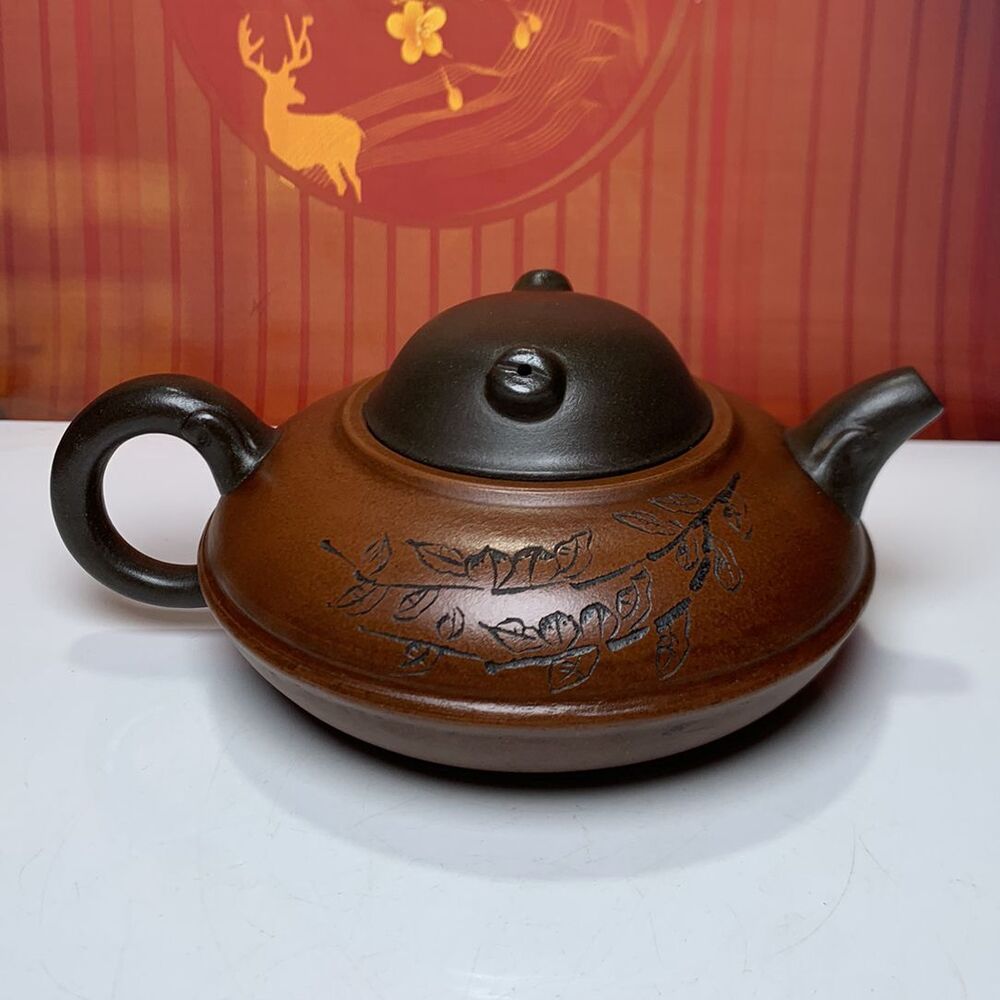 Vintage Chinese Yixing Purple Clay Teapot Zisha Ceremony Fashion Gift Teaware