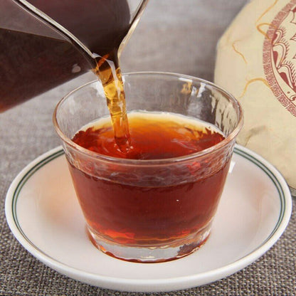 357g 2013 Jing Mai Old Tree Ripe Puer Tea Jingmai Mellow Flavor Shu Puer Tea