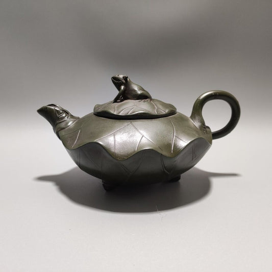 Chinese Yixing Purple Clay Teapot Tea Set Pot Zisha Ceramic Cute Decor Figurine