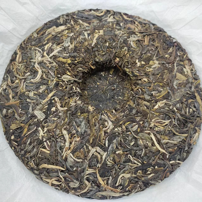 357g Laomane Puerh Raw Tea Yunnan Organic Pu-erh Green Tea Cake Pu'er Sheng Tea