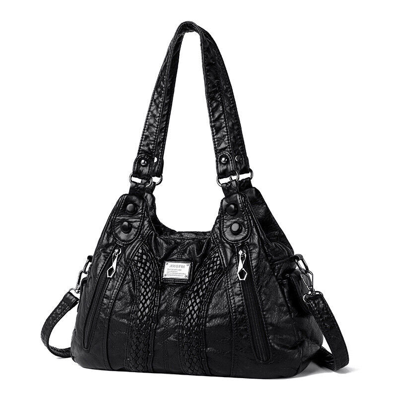 Women's Ladies Casual Tote Purses Handbags Cross Body Shoulder Soft Bag