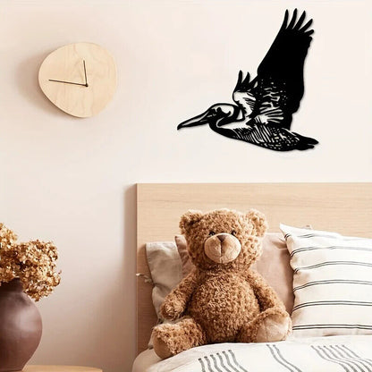 Pelican Metal Wall Art,Metal Wall Art Interior Decoration, Home Office Wall