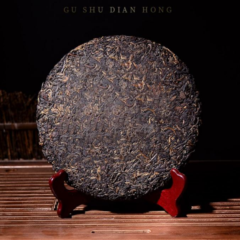 357g Dianhong Black Tea Yunnan Fengqing Black Tea Cake Bingdaohong Organic Tea