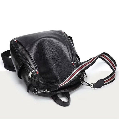 100% Genuine Leather Colorful Patchwork Handbag Women's Tote Shoulder Bag