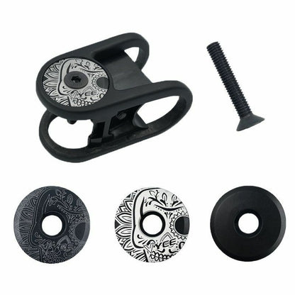 MTB Road Bike Bowl Cover Bicycle Stem Top Cap 28.6mm Fork Tube Headset Cycling