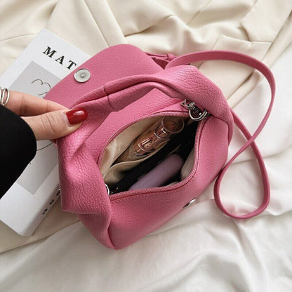 Top Handle Tote Cute Crossbody Bags Women PU Leather Shoulder Handbags
