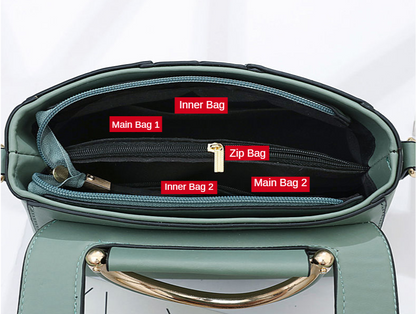 Womens Ladies Handbag Shoulder Bags Leather Tote Satchel Ladies Purses Messenger