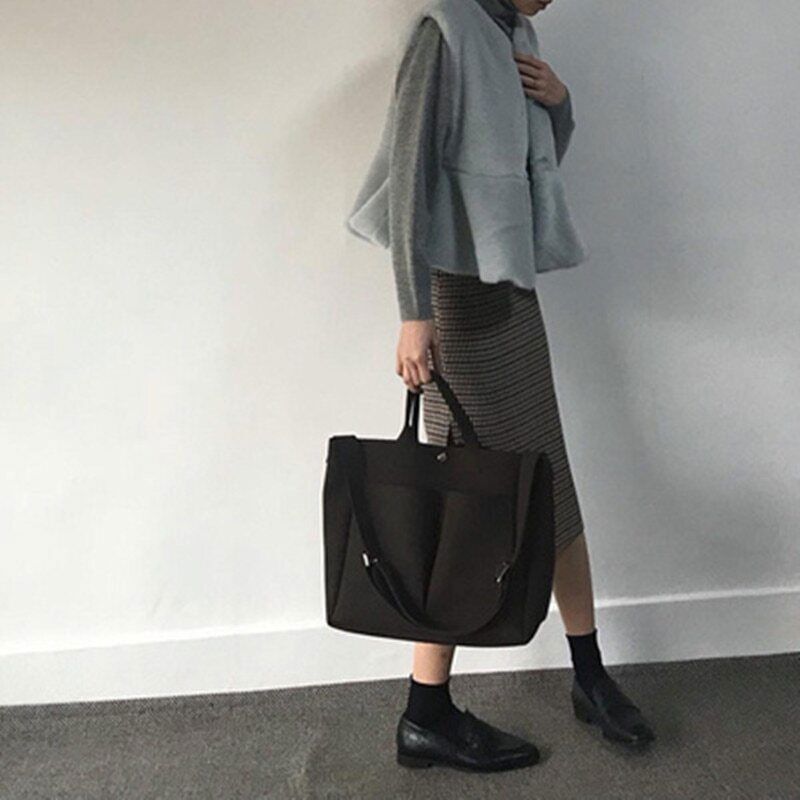 Leather Laptop Bag Handbags Women Shoulder Bag Big Tote Ladies Crossbody Bags