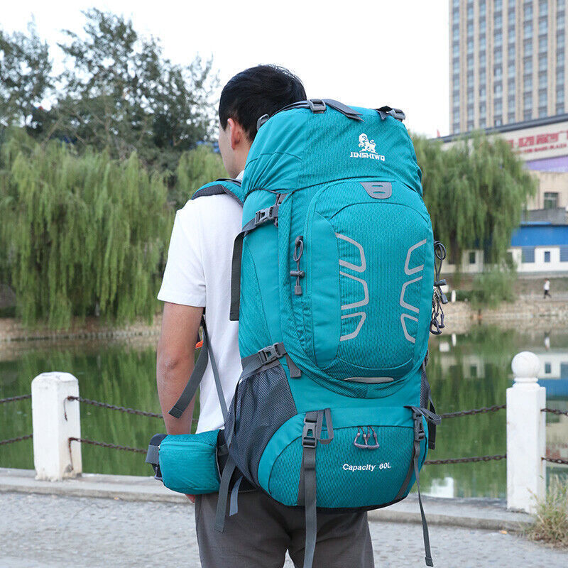60L Climbing Hiking Backpack Women&Men Bag Backpack Sport Travel Bags
