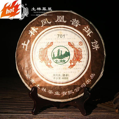 400g TuLin Phoenix Tea Chinese Puer Tea Batch 701 Shu Puerh