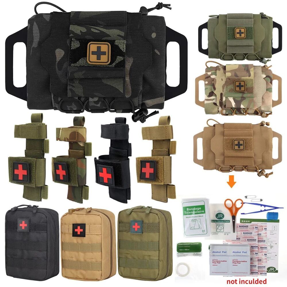 Tactical Military Pouch Rapid Deployment First-aid Kit Survival Gear Medical Bag