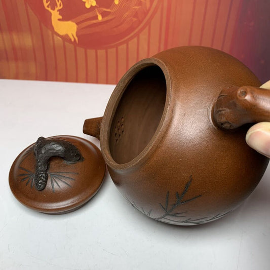 Vintage Chinese Yixing Purple Clay Teapot Zisha Ceremony Teaware Collection Rare