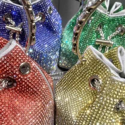 Evening Clutch Bag Purses Handbag Shoulder Bags Crystal Clutch Purse Bucket Bag