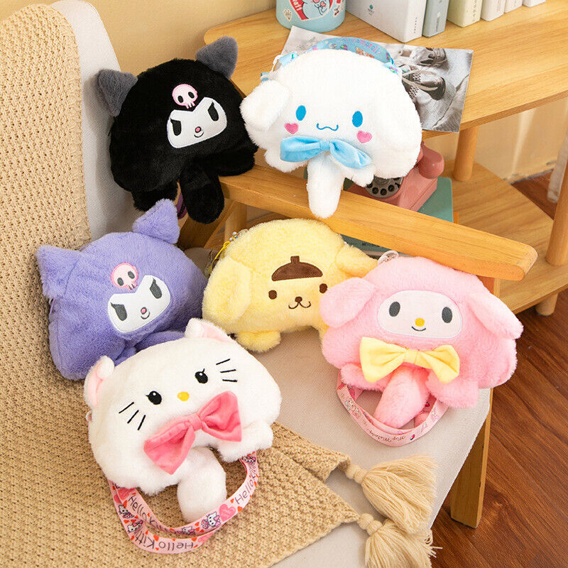 Cartoon plush HelloKitty crossbody bag cute shoulder bag doll