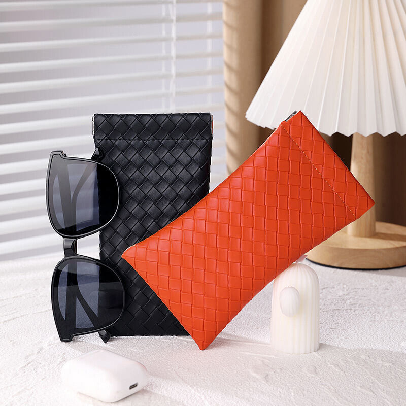 Woven Glasses Storage Bag Glasses Pouch Sunglasses Box Eyewear Protective Cover
