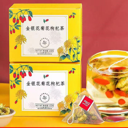 90g Chinese Herbal Tea Gouqi + Honeysuckle + Dandelion + Chrysanthemum Herbs Tea