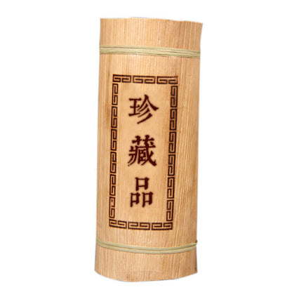 Treasured tea column Pu'er tea 普洱茶生产 珍藏品茶柱 古树茶 小龙柱竹筒生茶500g