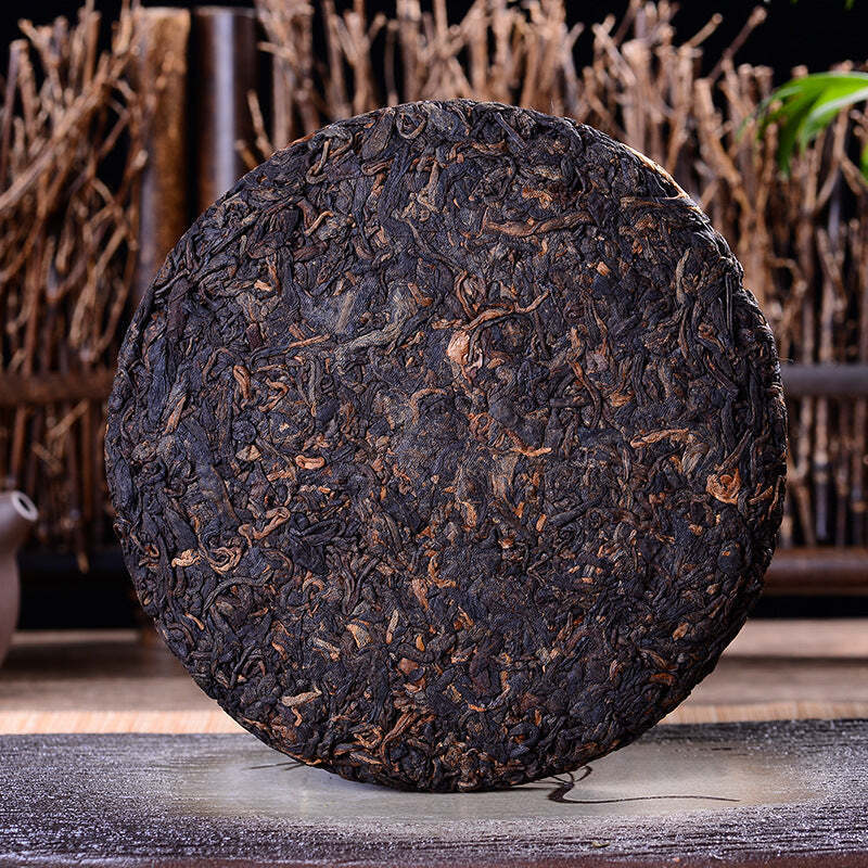 200g Yunnan Pu'er Ripe Tea Chunmu Pu-erh Cooked Tea Cake Chinese Aged Puerh Tea