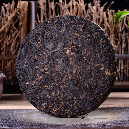 200g Yunnan Pu'er Ripe Tea Chunmu Pu-erh Cooked Tea Cake Chinese Aged Puerh Tea