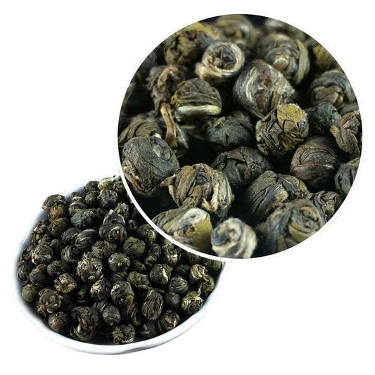 100% Natural Jasmine Pearls Fresh Green Tea Jasmine Dragon Pearl Green Tea