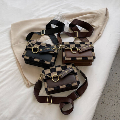 Mini Fabric Flap Crossbody Sling Bags Women Handbag Shoulder Bag Handbags