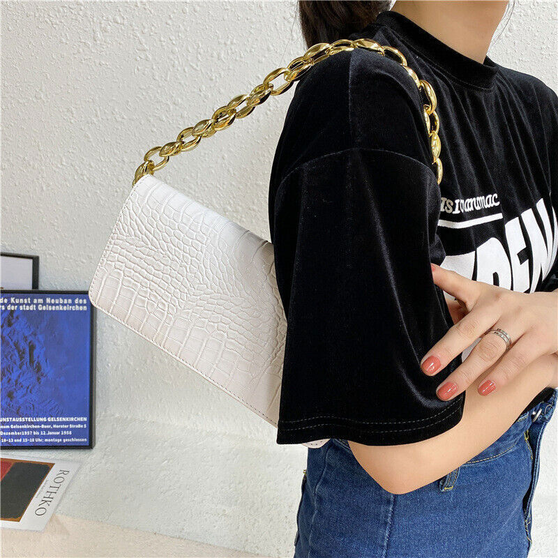 Women's Bag Shoulder Bag PU Buckle Texture Woven Handbags for Women