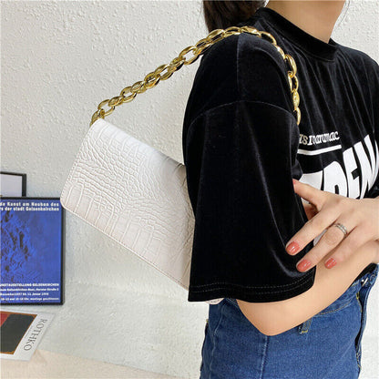 Women's Bag Shoulder Bag PU Buckle Texture Woven Handbags for Women