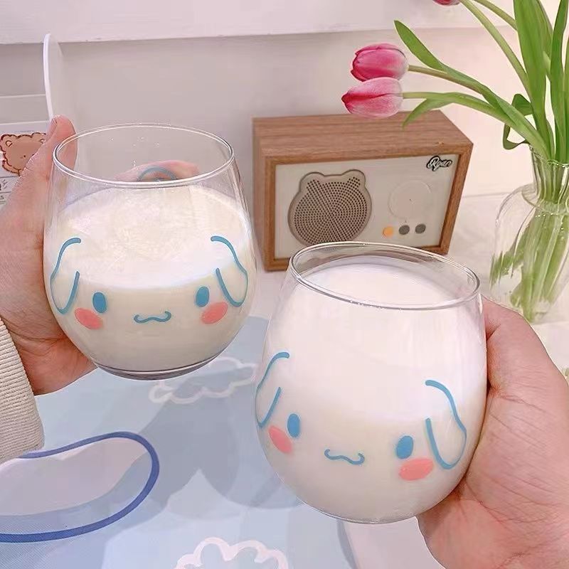 Hello Kitty Water Cup Milk Juice Beverage Cute Cartoon Girl