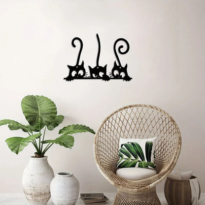 Cat Wall Art, Metal Wall Art, Hanging Ornaments, Hanging Wall Art