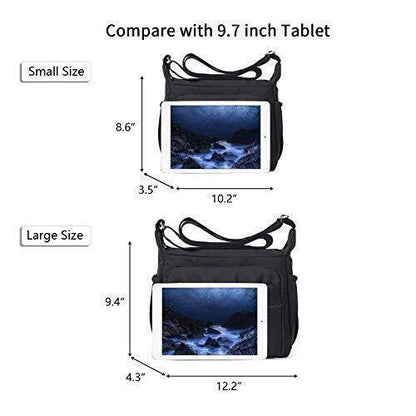 Crossbody Bag for Women Waterproof Shoulder Bag Messenger Bag Casual Nylon Purse
