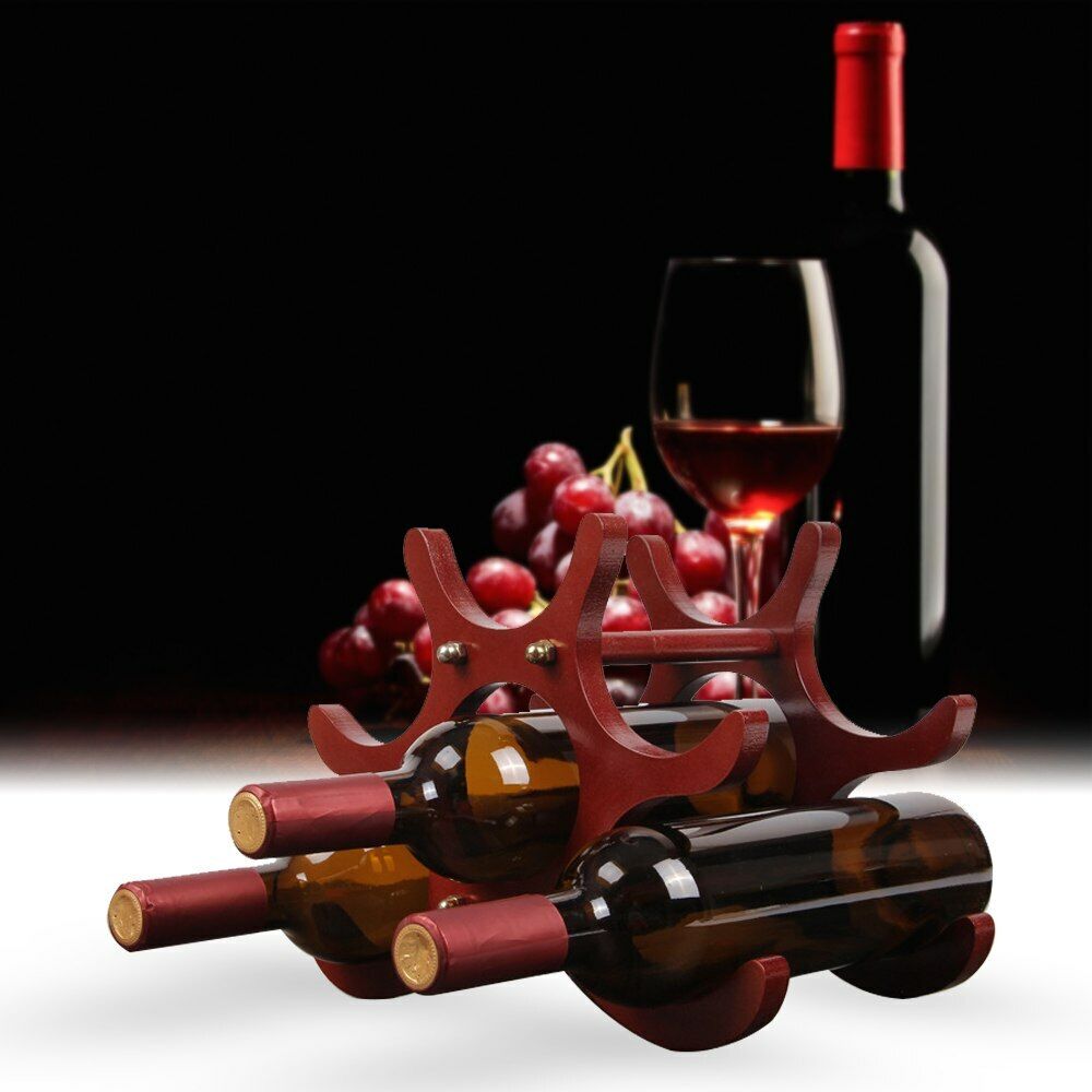 Home Tool Wine Racks Wooden Wine Bottle Holder Wine Stand Shelf Home Bar Storage