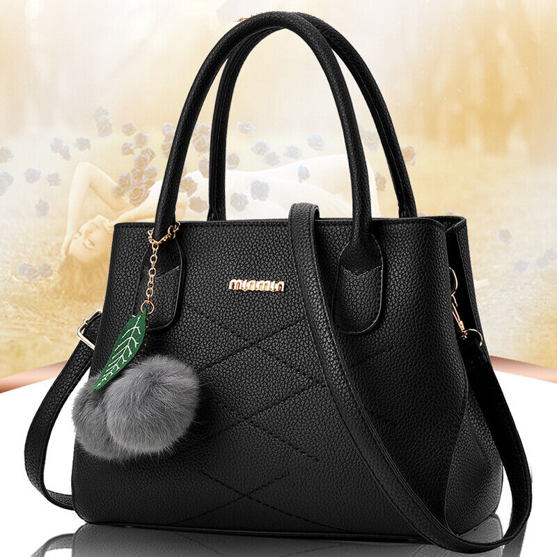 Hot Womens Lady PU Leather Handbag Shoulder Bag Purse Tote Messenger Satchel Bag