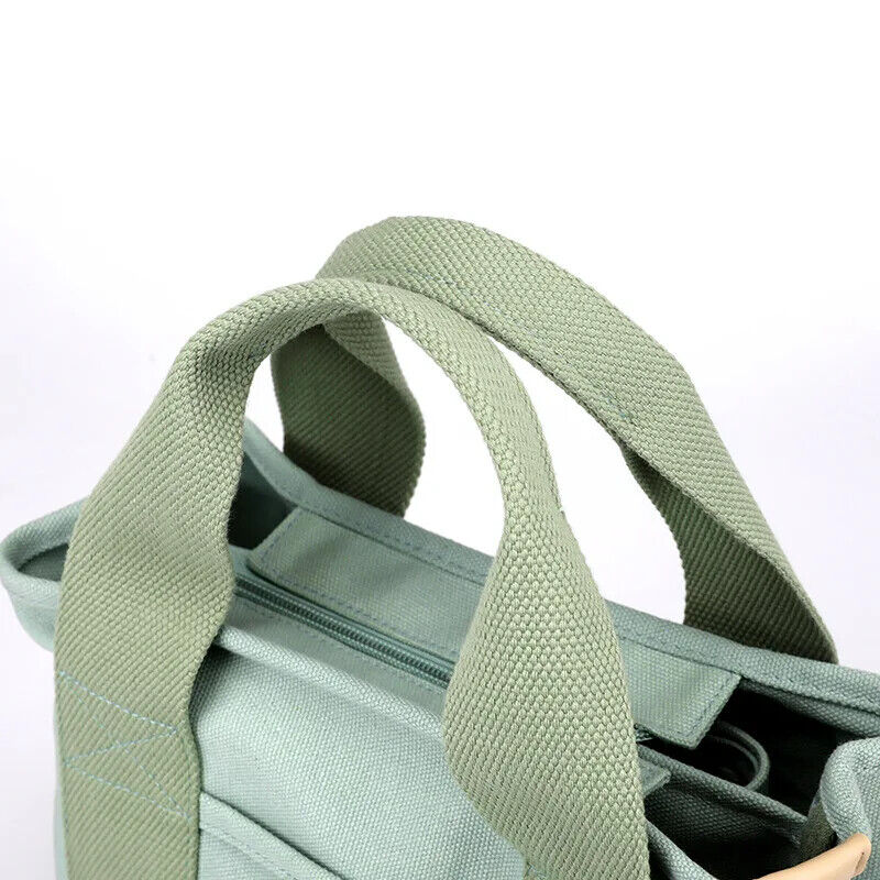 women Small Bag Lady Shoulder Canvas Mobile Phone Bucket Tote Bag