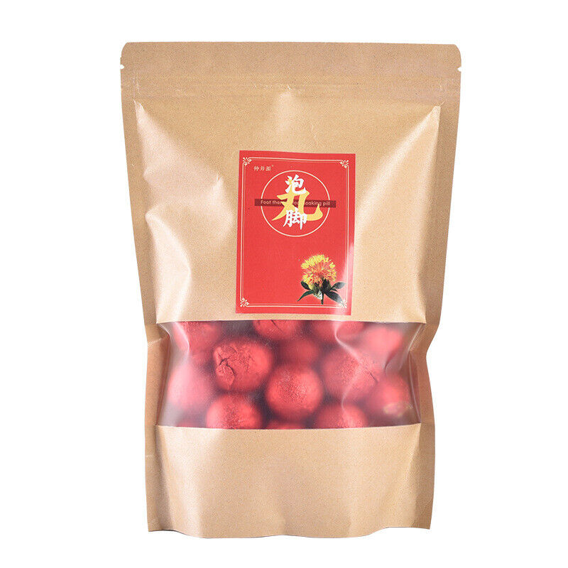 15g*30pcs/Bag Instant Wormwood Safflower Ginger Foot Bath Balls 女性家用红花生姜足浴球速溶护理球