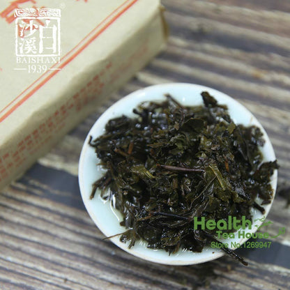 Anhua Baishaxi Dark Tea Golden Flower Dark Tea Fu Brick 300g