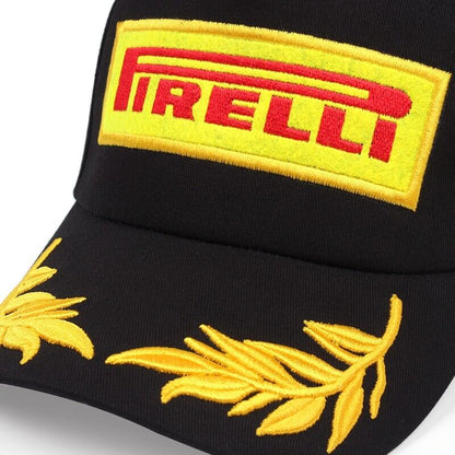Pirelli Racing Cap F1 Sport Moto GP Peaked Baseball Cotton Embroidery Hat