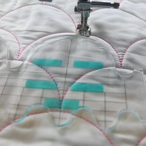 Quilting Ruler Free Motion Essentials Template Sewing Machine Template Patchwork