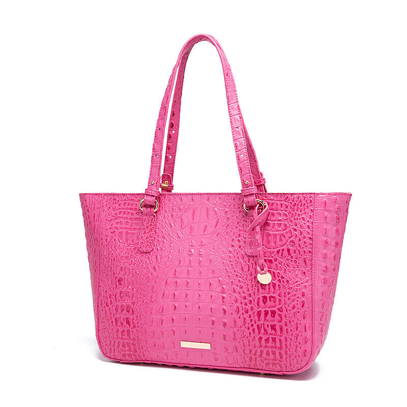 Women Patent Leather Crocodile Handbag Sling Satchel Tote Shoulder Bag Party Bag