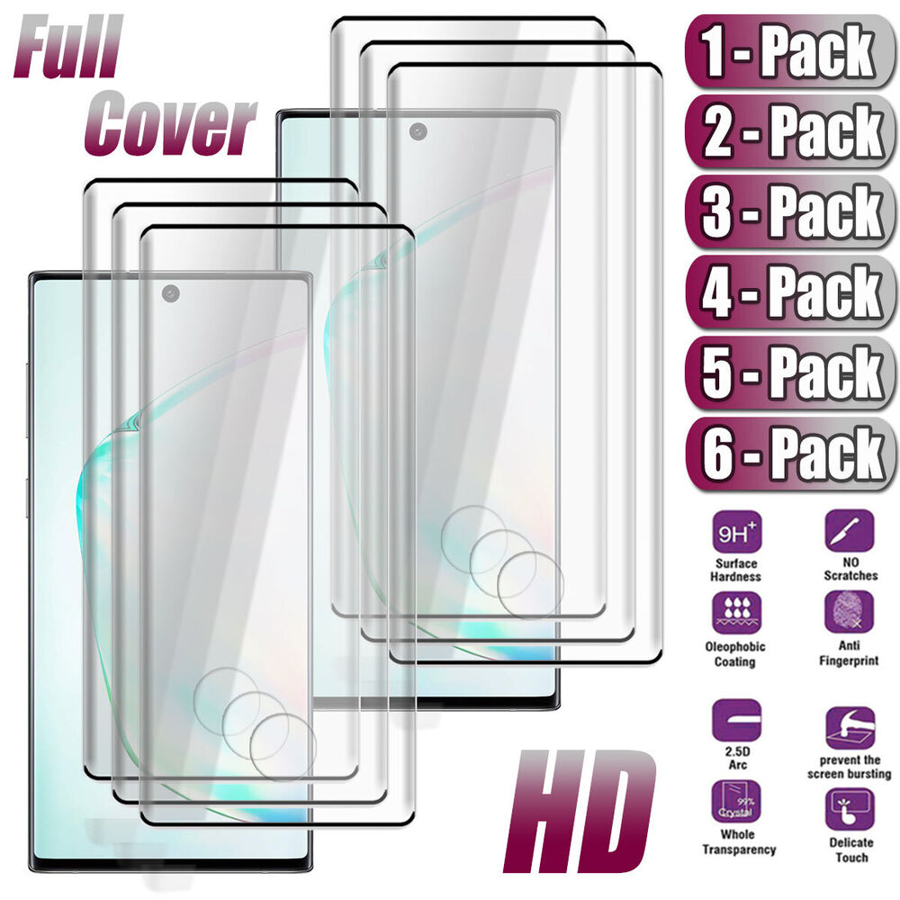 For Samsung Galaxy Note10/Note10+ 5G Full Cover Tempered Glass Screen Protector