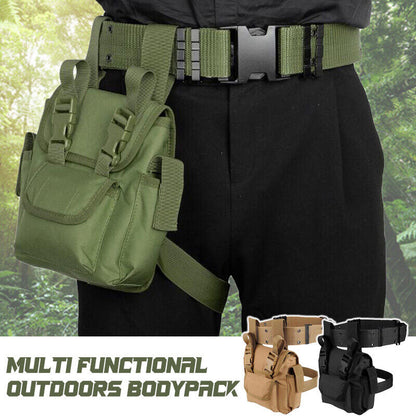 Outdoor Multi-function Leg Bag Tactical Waist Belt Pouch Accessories Tools Bag